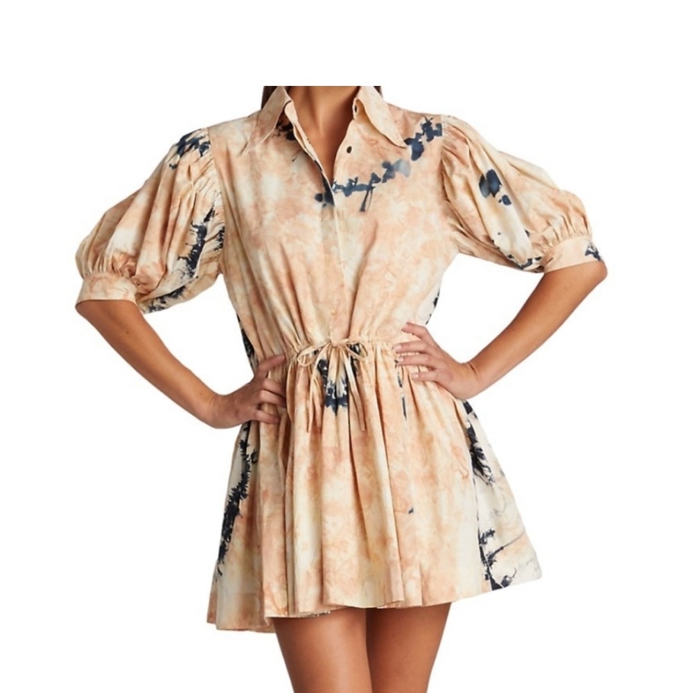 SWF escapism puff sleeve mini dress